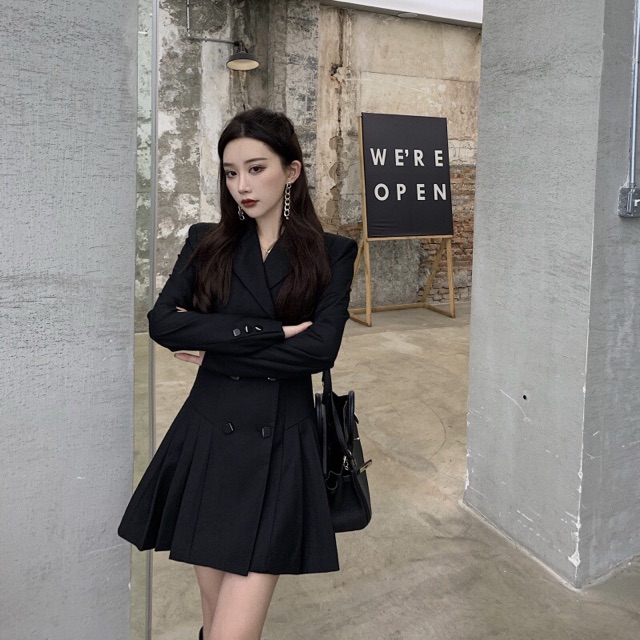 Váy giả vest đuôi xếp li chị đẹp Seo Ye Ji phim Điên Thì Có Sao CÓ 2 LOẠI