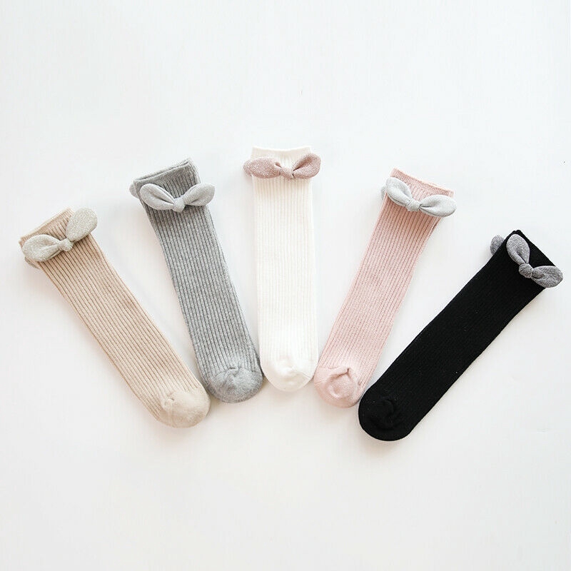 ⓗღ✯Newborn Baby Socks Solid Girl Boy Infant Knee High Socks Autumn Winter Warm Kids