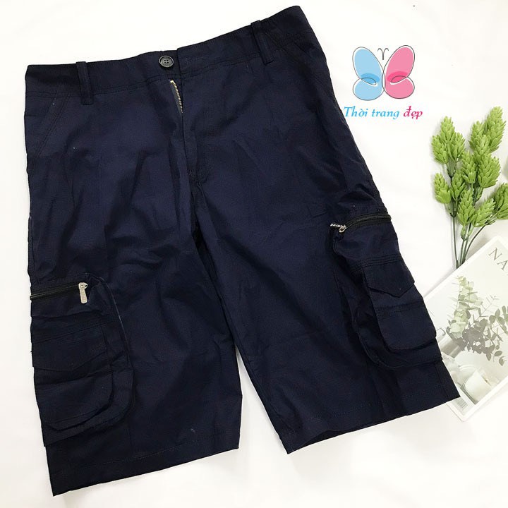 Quần kaki lửng túi hộp cho nam từ 63-80kg Quần lửng kaki Quần sọt Quần đùi nam - hopdai