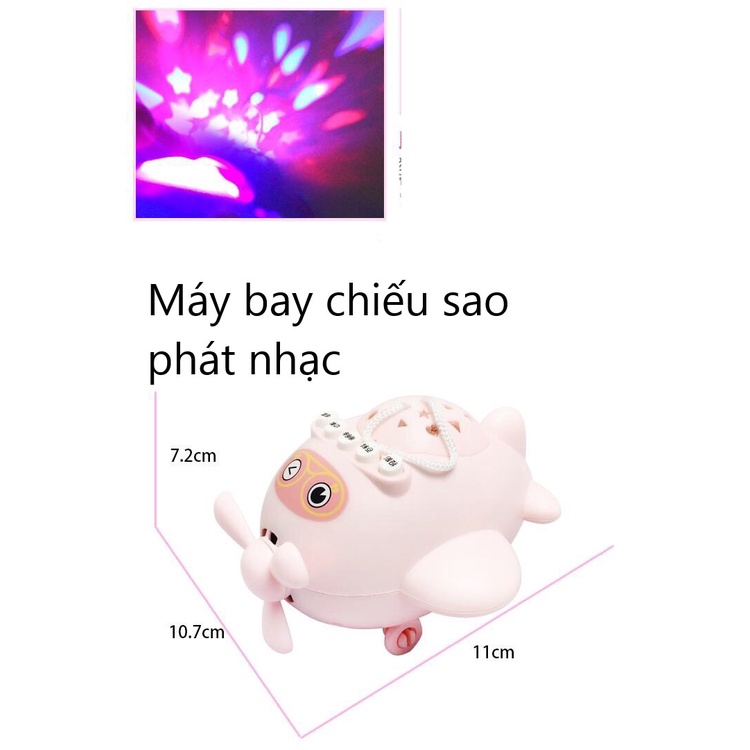 MÁY BAY CHIẾU SAO PHÁT NHẠC - ĐỒ CHƠI MÁY BAY CHIẾU - MBCS