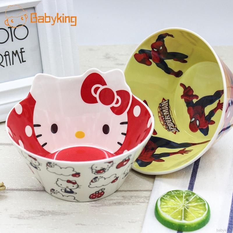 Tô ăn cháo kiểu hoạt hình sáng tạo chống rơi cho bé