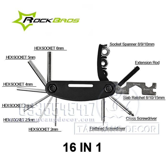 Bộ Dụng Cụ Sửa Chữa Đa Năng RockBros