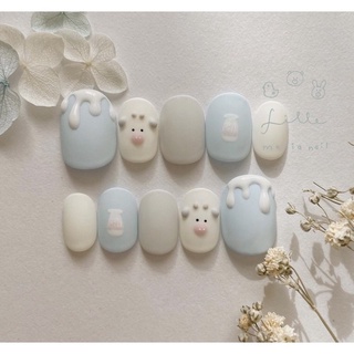 Nailbox bò sữa ngọt ngào đáng iu