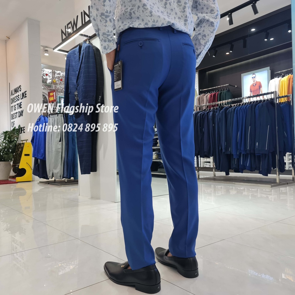 OWEN -  Quần âu nam công sở dáng SLIMFIT sợi NANO mã QS20662 - OWEN Flagship Store