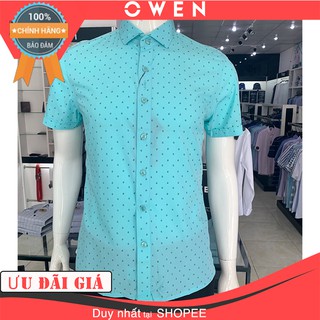 (OWEN GIẢM GIÁ ) - Áo sơ mi ngắn tay Owen chính hãng - BA17142N