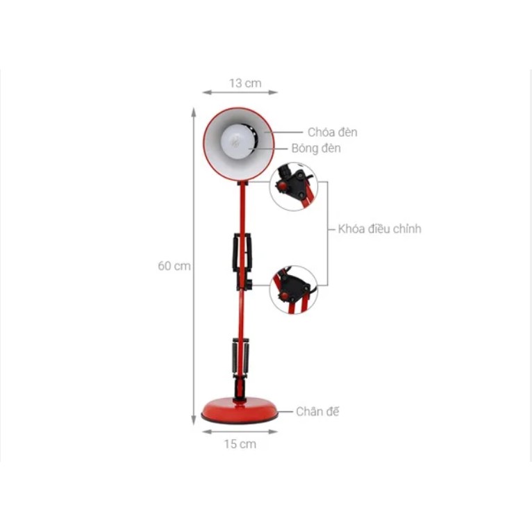 Đèn bàn bảo vệ thị lực Điện Quang ĐQ DKL14