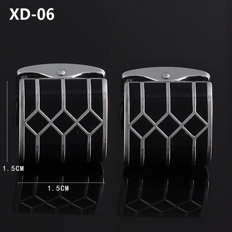 Cặp khuy măng sét EFAN đính đá giả thời trang sang trọng cho nam