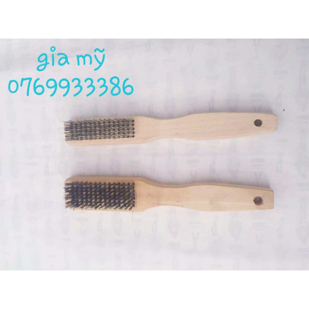 Bàn chải thép set 2 cây 5-7-Hàng Cán Bằng Gỗ Bàn Chải Thép Bền Chuyên Nghiệp Chà Bề Mặt/Nội Bộ Thiết Bị Đánh Bóng