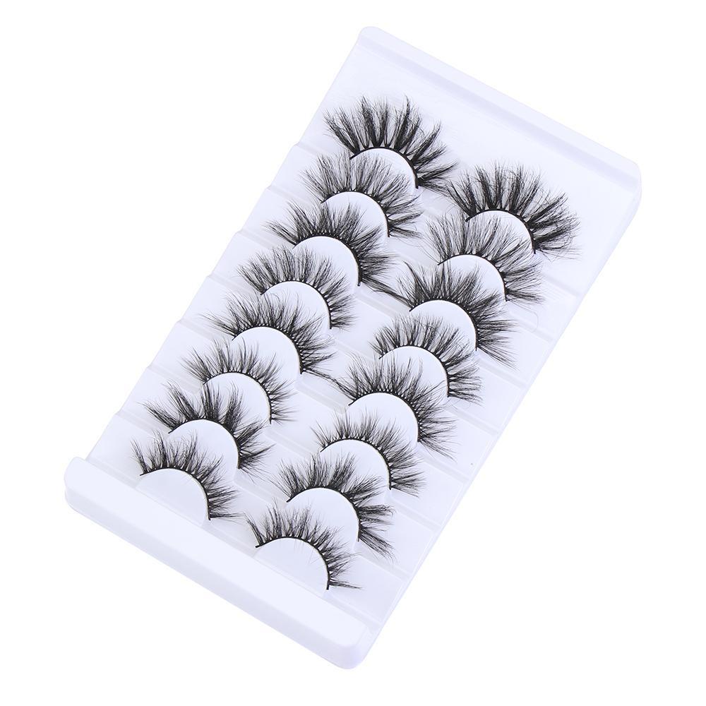 Xiantin Set 8 Cặp Lông Mi Giả Có Thể Tái Sử Dụng Tiện Lợi