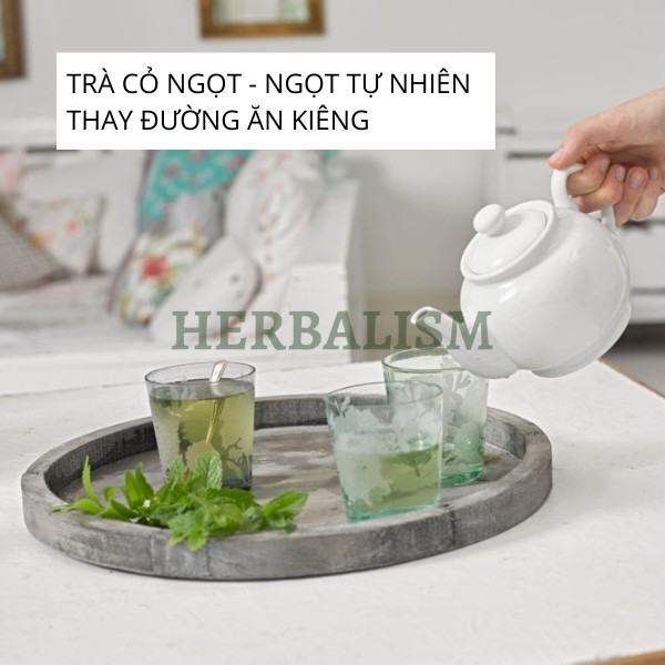 Cỏ Ngọt Nguyên Lá Sấy Lưu Hương Herbalism - Ngọt tự nhiên, phù hợp ăn kiêng, ăn keto, eat clean, if