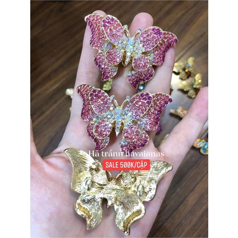 Charm bướm 2 tầng gắn dép HAVAIANAS có sẵn HCM , luư ý link chỉ bán charm , dép tham khảo link dép hoặc ib cho shop    .