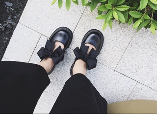 🌻Giày đính nơ Retro🌻