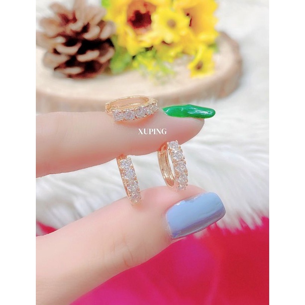 Bông Tai Nữ Xuping Mạ Vàng 18k Cực Bền Mẫu 03 108.22- Bảo Hành 3 Tháng - Lokalo Shop - Đeo Đơn Giản Tự Nhiên Sang Trọng