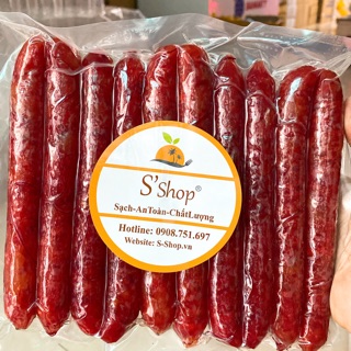 1kg lạp xưởng tôm sỉ ngon ( 2 túi 500g)