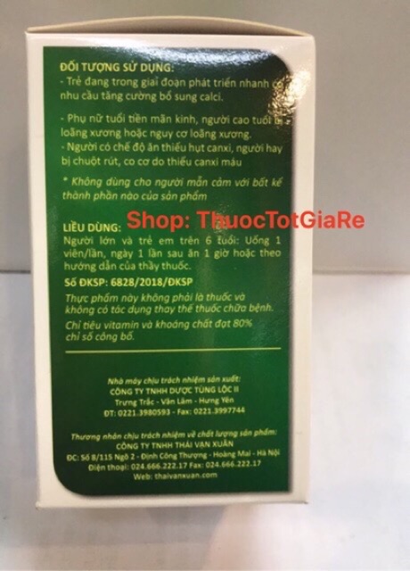 Double Good Calci Nano - Bổ sung canxi giúp xương và răng chắc khoẻ, ngừa loãng xương