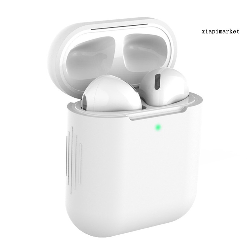 Vỏ Bảo Vệ Hộp Sạc Tai Nghe Không Dây Airpods 1 2 Bằng Silicon Chống Sốc