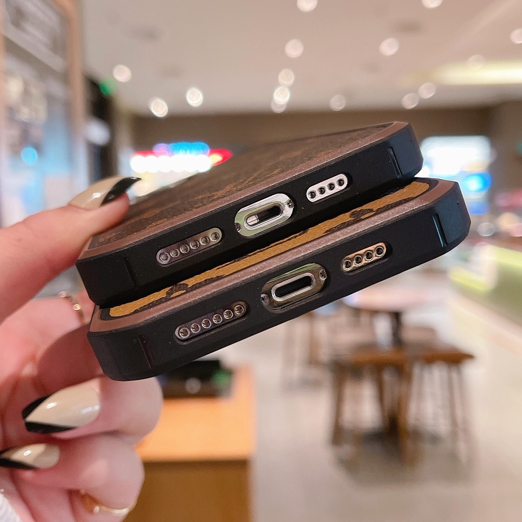 Ốp Điện Thoại Viền Màu Họa Tiết LV Cho iPhone 13Promax 12Pro 11promax XSMAX XR XS X