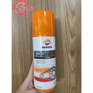 Chai xịt dưỡng sên repsol moto chain lube 400ml