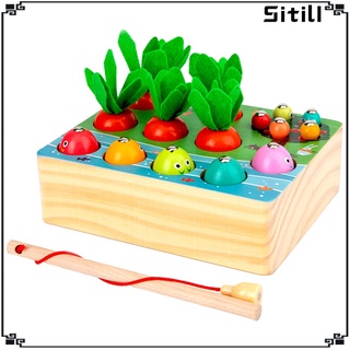 Bộ đồ chơi xếp hình bằng gỗ cho bé 1-2 - 3 tuổi