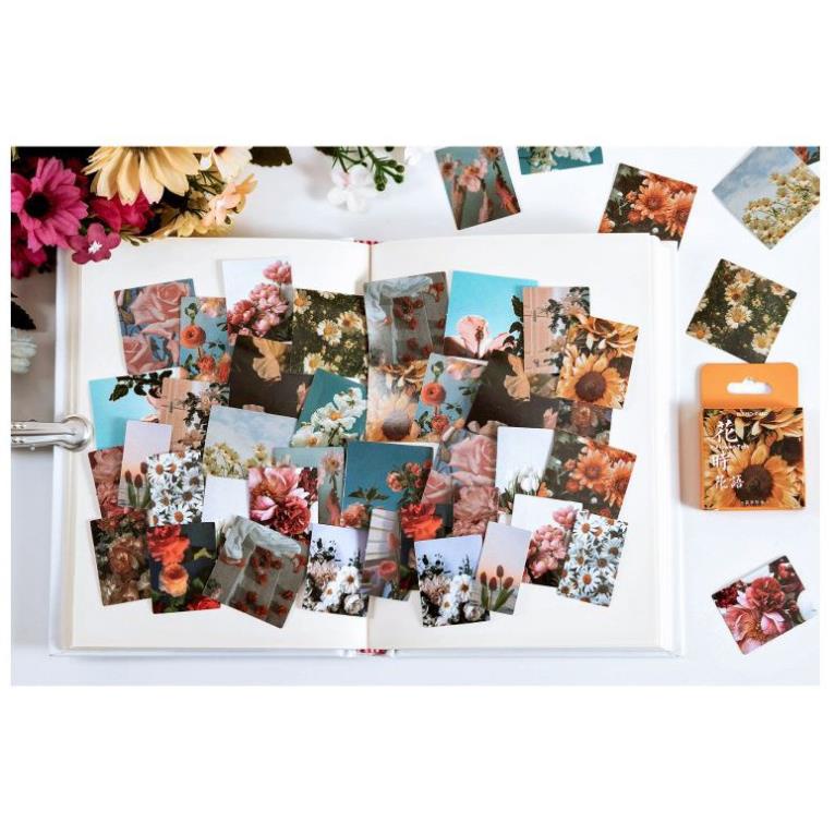 Bộ 46 Sticker Hoa Thiên Nhiên E103