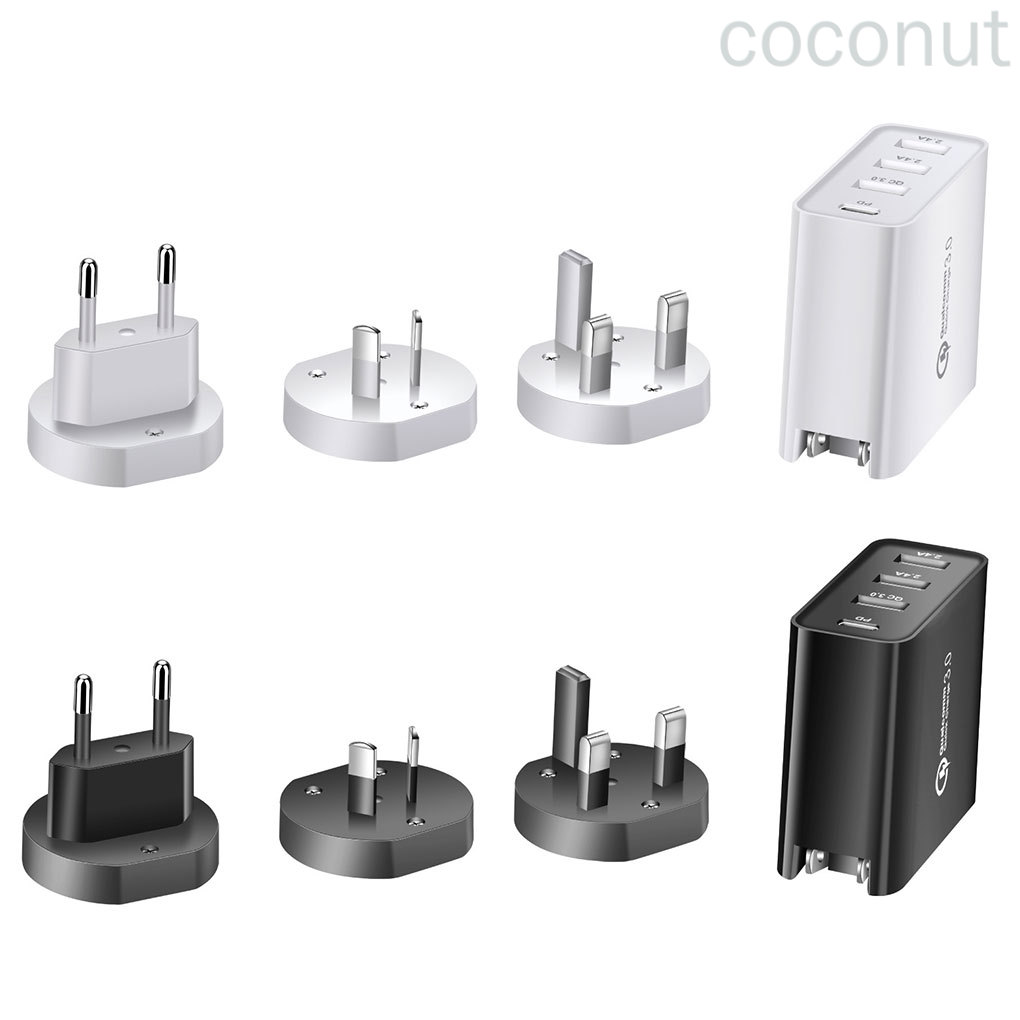 Củ Sạc Nhanh 4 Cổng Usb Loại C Pd 48w