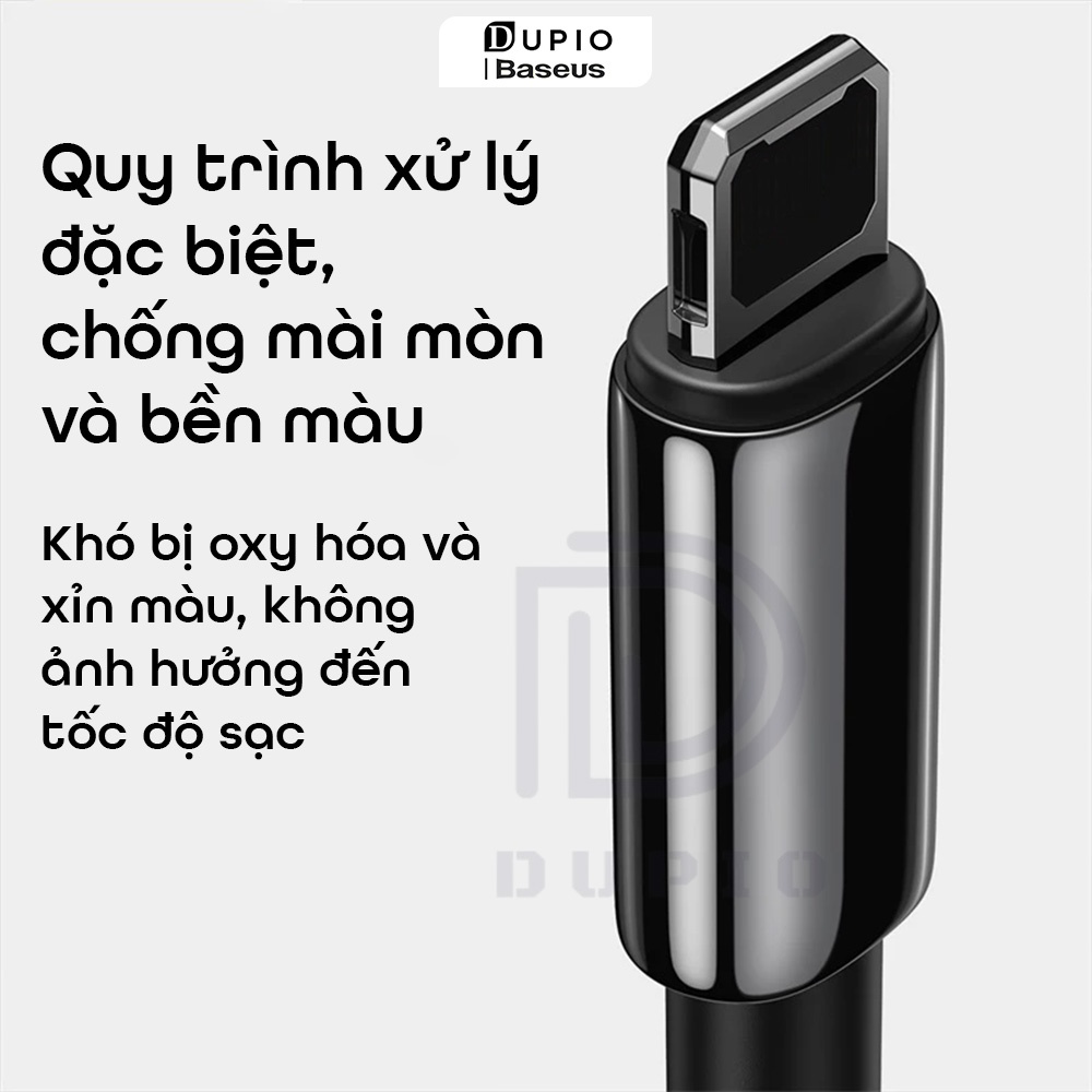 Dây cáp sạc nhanh DUPIO Baseus DS02 20w chân sạc chống oxy hóa