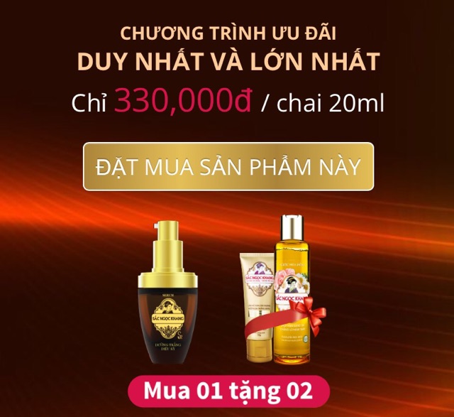 Serum dưỡng trắng da Sắc Ngọc Khang