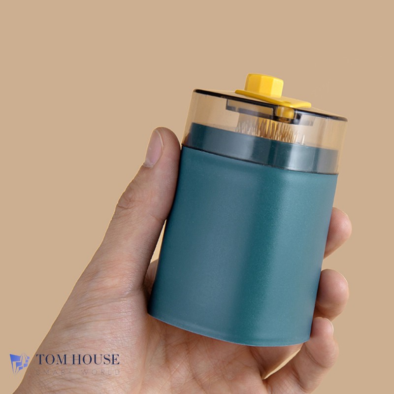 Hộp Đựng Tăm Tự Động Bật Thông Minh - Lọ Đựng Tăm - Hũ Đựng Tăm Xỉa Răng Tự Động