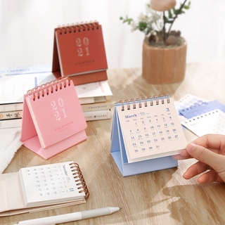 Lịch 2021 Để Bàn Thiết Kế Đơn Giản