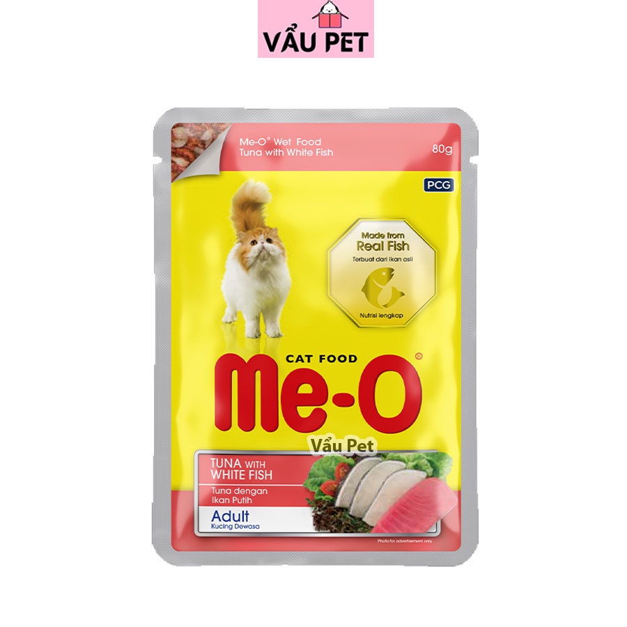 Pate mèo Me-o 80g - Pate cho mèo con, mèo lớn đầy đủ dinh dưỡng
