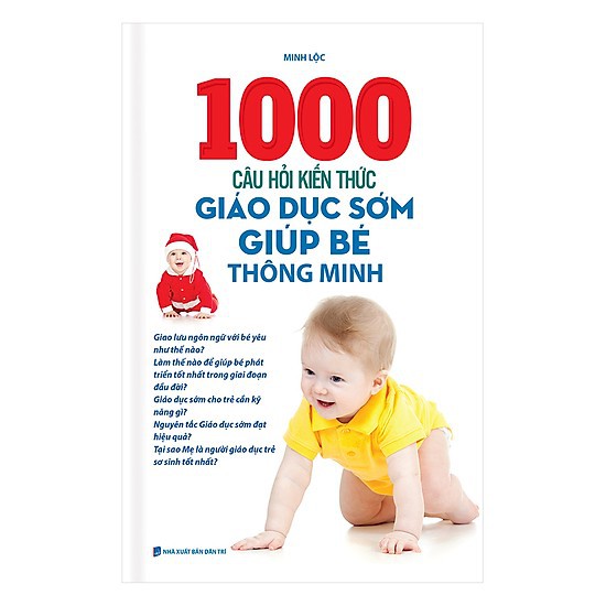 Sách - 1000 câu hỏi kiến thức giáo dục sớm giúp bé thông minh