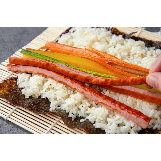 HEM SỢI CƠM CUỘN KIMPAP,SUSHI HÀN QUỐC