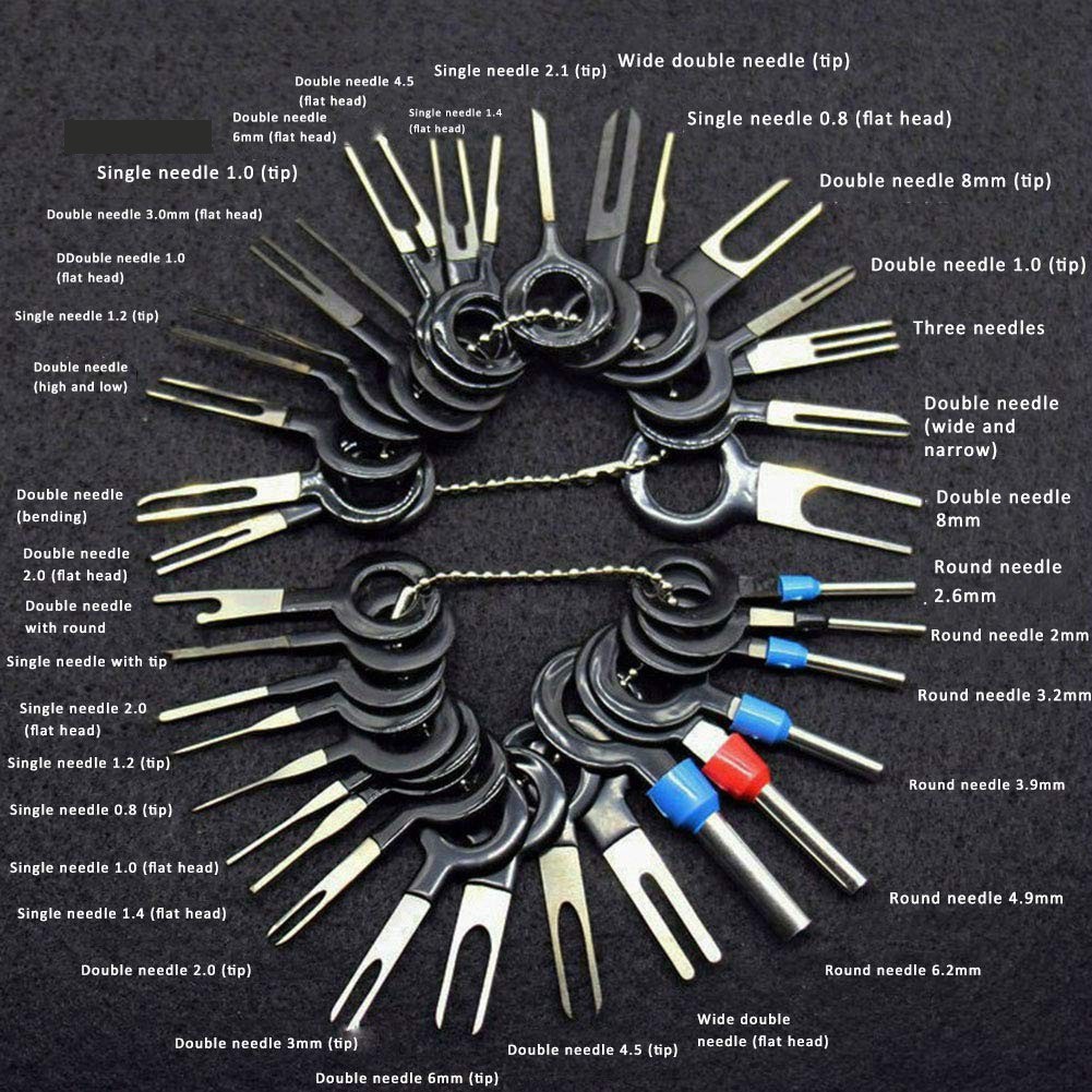 BỘ 36 DỤNG CỤ CẠY MỞ GIẮC ĐIỆN Ô TÔ , XE MÁY - THÁO GỠ ĐẦU CUỐI DÂY ĐIỆN XE HƠI