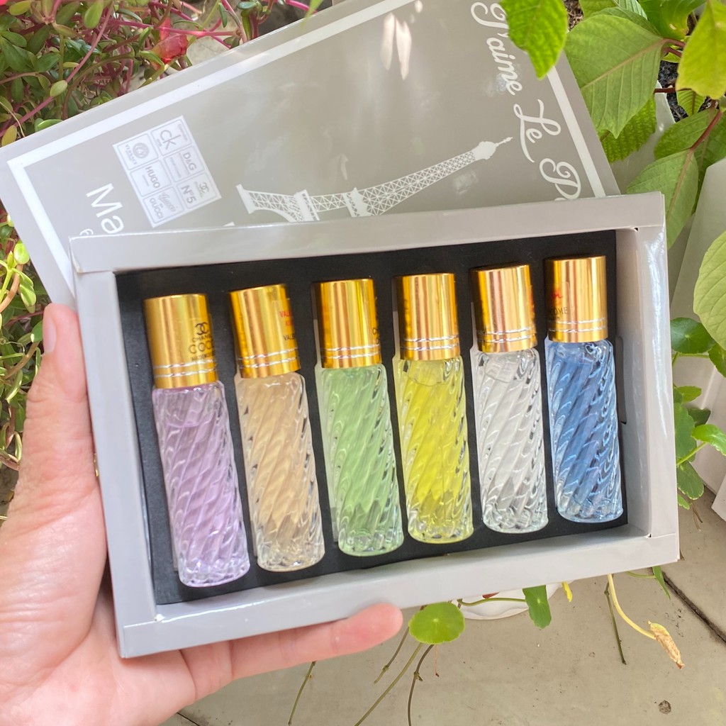 Nước Hoa Tháp 6 Chai Dạng Lăn Thơm Cực Lâu | Thế Giới Skin Care