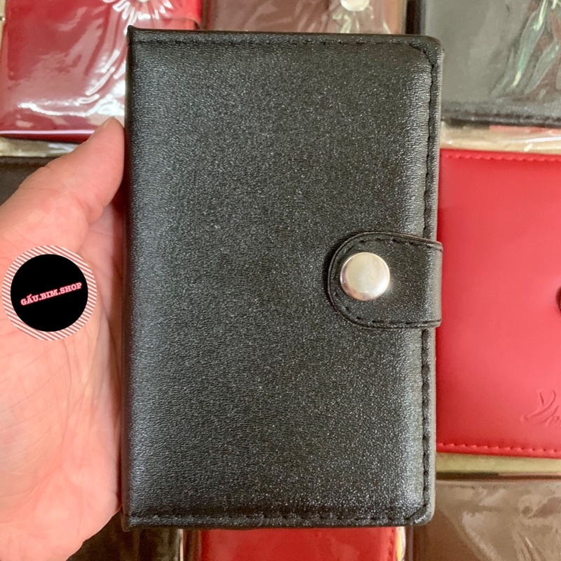 [Giá Sỉ] Sổ da cúc bấm khổ A6 160 trang