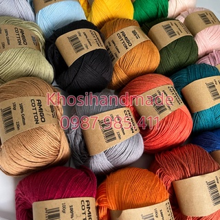 Sợi Amigo 100% Cotton 100gram/cuộn