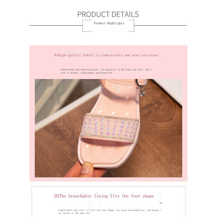 Xăng đan Đế Mềm Đính Đá Thời Trang Mùa Hè Hàn Quốc Cho Nữ Trung Niên 2022