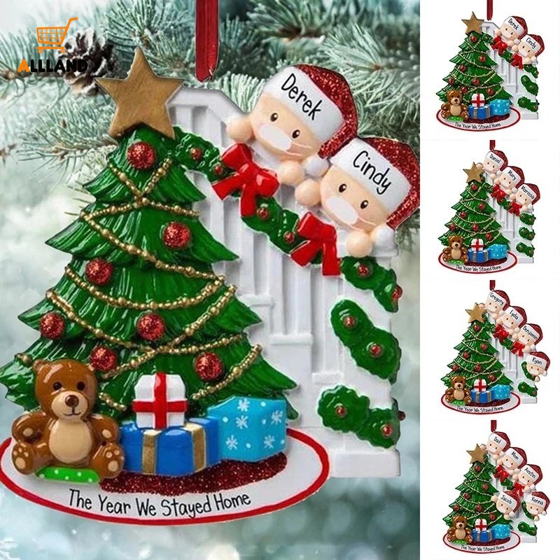 Phụ Kiện Treo Trang Trí Cây Thông Giáng Sinh Hình Hoạt Hình Dễ Thương