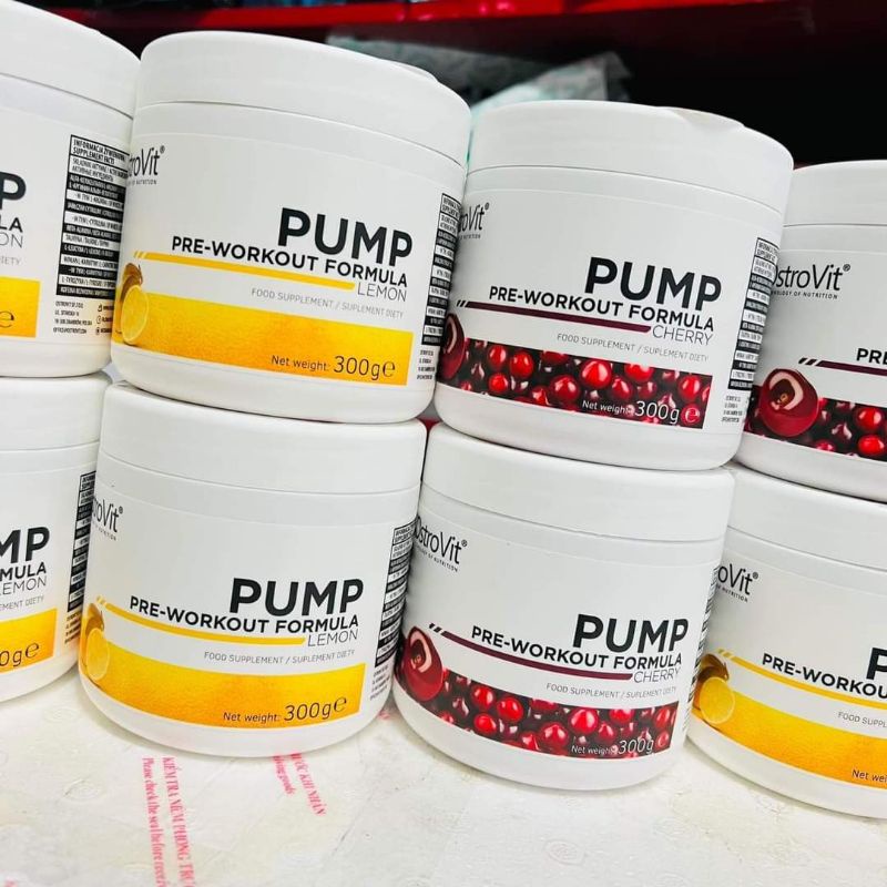 OSTROVIT PUMP PRE-WORKOUT FORMULA TĂNG SỨC MẠNH SỨC BỀN