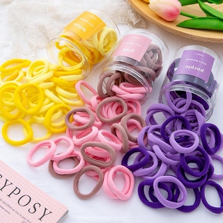 Set 50 Dây Cột Tóc Đuôi Ngựa E120 Phối Màu Gradient Độc Đáo