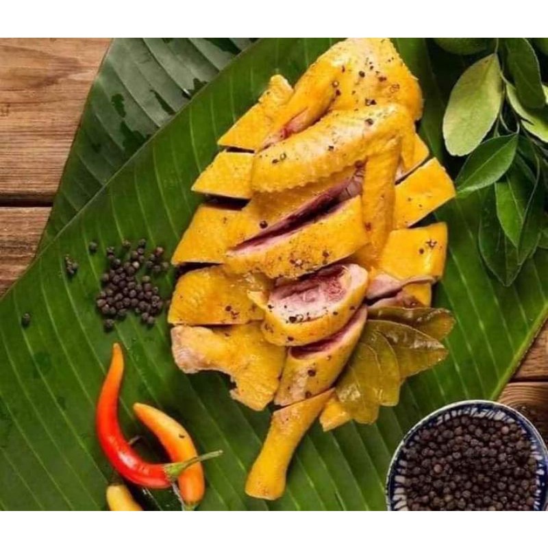 Gà ủ muối hoa tiêu - Ăn liền - 500GR