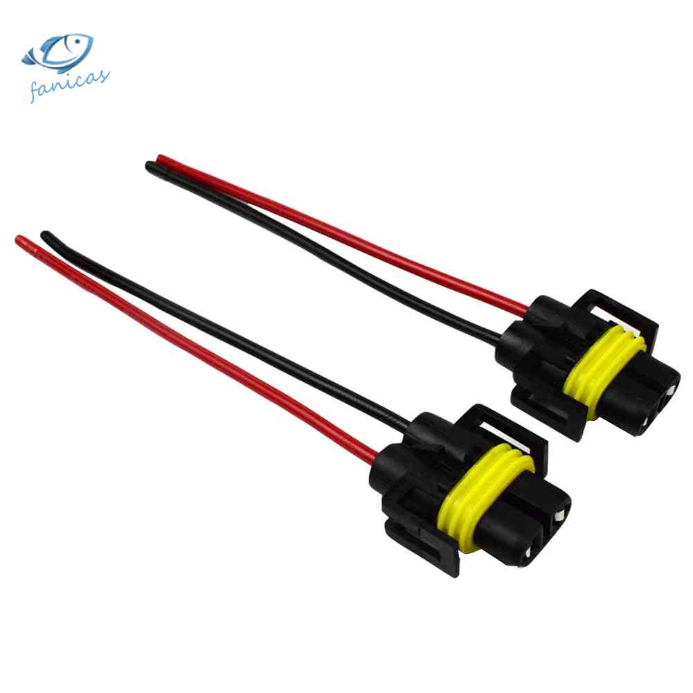 Set 2 Đuôi Đèn Pha H8 / H9 / H11 Cho Xe Ô Tô