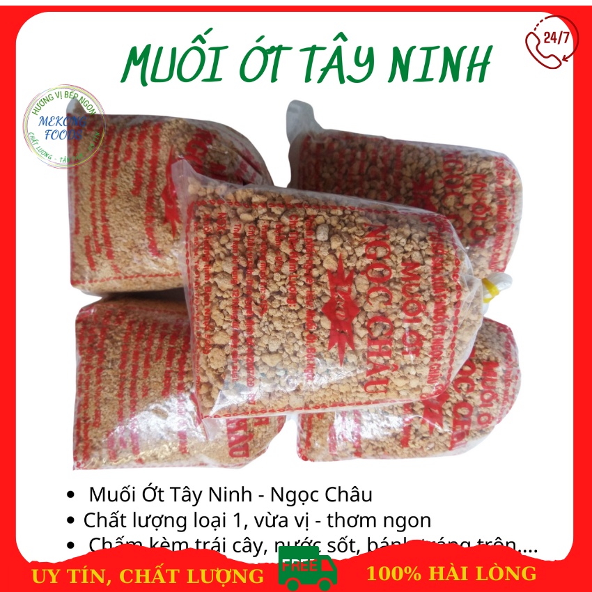 0,5kg Muối Tây Ninh Ngọc Châu Loại 1 (Hạt)