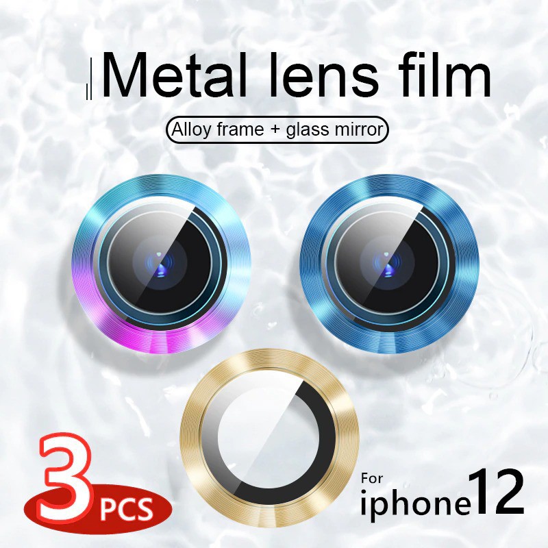 Bộ Vòng TITAN Chroma Bảo Vệ Camera Chống Trầy Xước Dành Cho iPhone 12 Pro Max 11 Pro Max Njoyshop