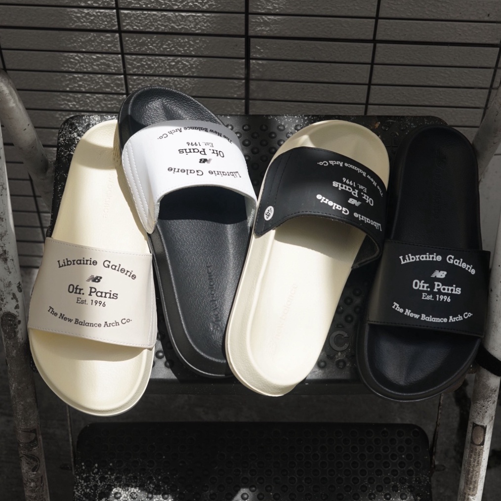 Dép quai nagng NEW BALANCE X PARIS, kiểu dáng đơn giản, mang êm chân, chất đế siêu nhẹ, hỗ trợ đổi size