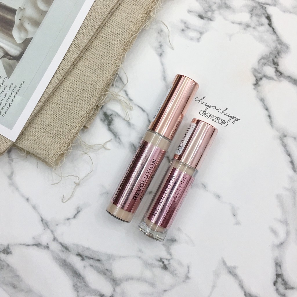 [Kèm Video] ĐÃ CÓ SUPERSIZE Che khuyết điểm Conceal and Define concealer Makeup Revolution | BigBuy360 - bigbuy360.vn