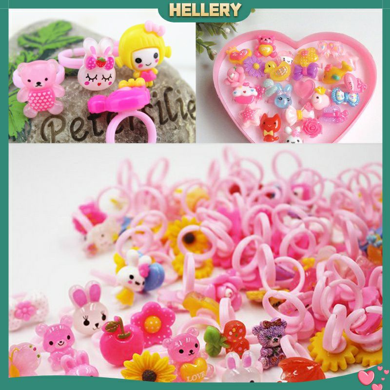 Sét 10 đế nhẫn nhựa dùng làm nhẫn cho bé