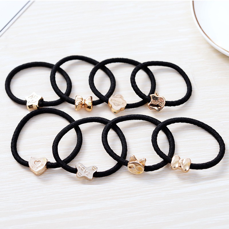 Set 10 Dây Buộc Tóc Gấu Dâu LOTSO Cho Bé Gái