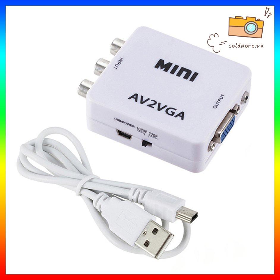 Bộ Chuyển Đổi Hình Ảnh Mini Av2Vga Av Rca Cvbs Sang Vga