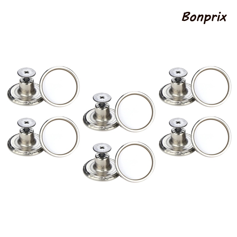 [Bon] Nút Quần Jean Bạc Bóng 17mm DIY